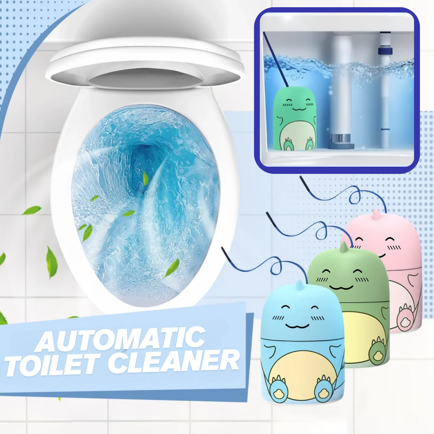 1+1 GRATIS | BowlBloom™ | Mühelose WC-Reinigung & Frische bei jedem Spülgang