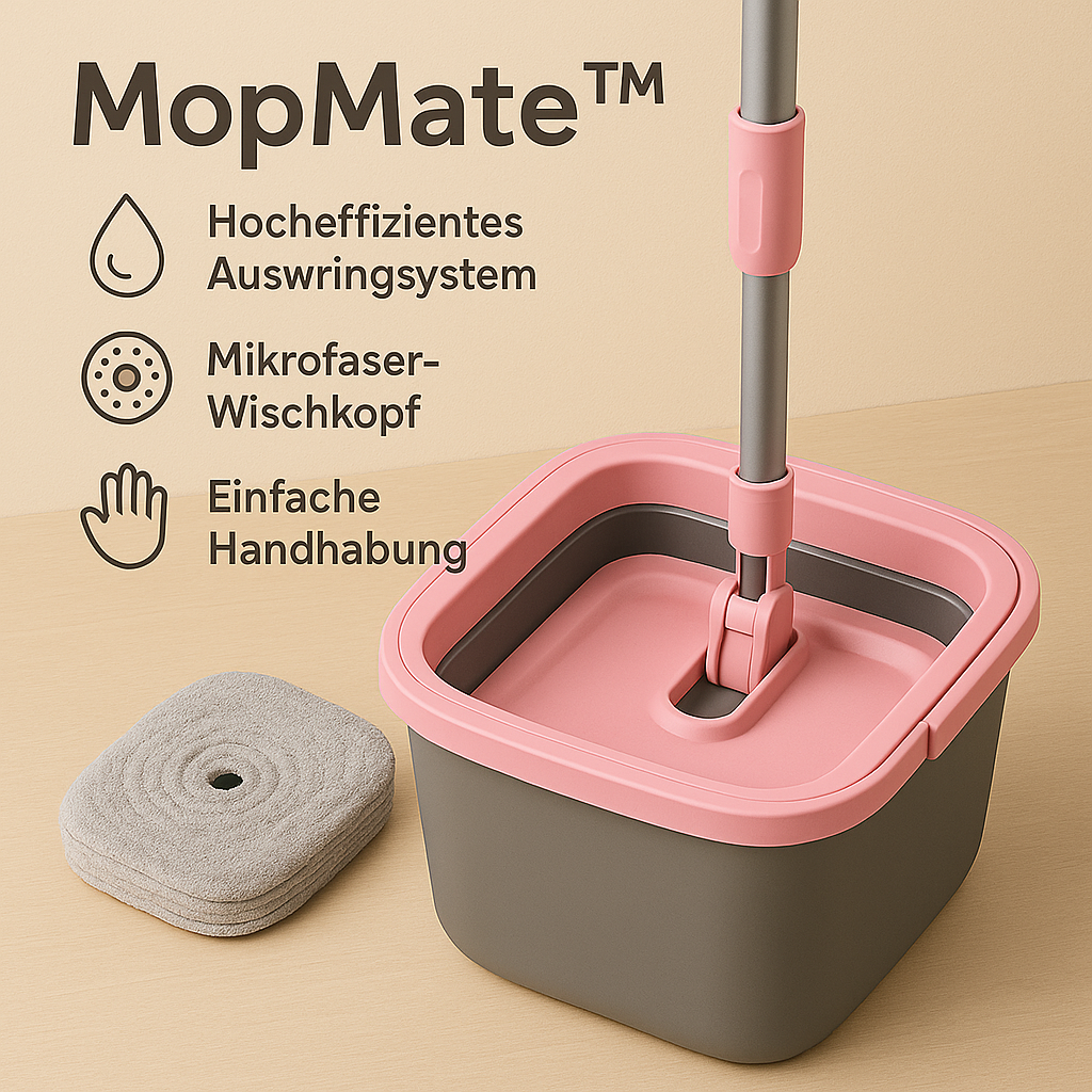 50% Rabatt | MopMate™ | Hygienischer Wischmopp für ultimativen Komfort