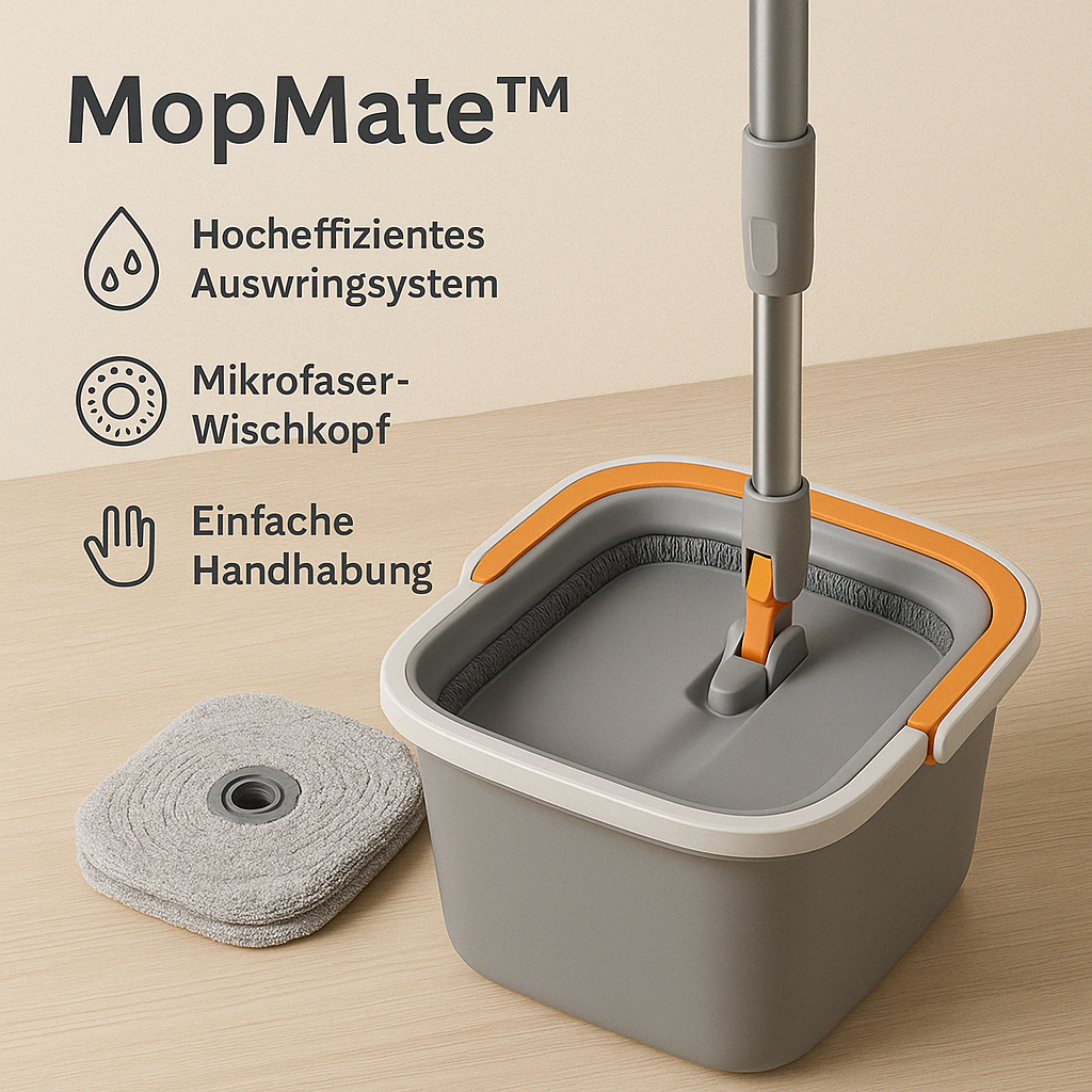 50% Rabatt | MopMate™ | Hygienischer Wischmopp für ultimativen Komfort