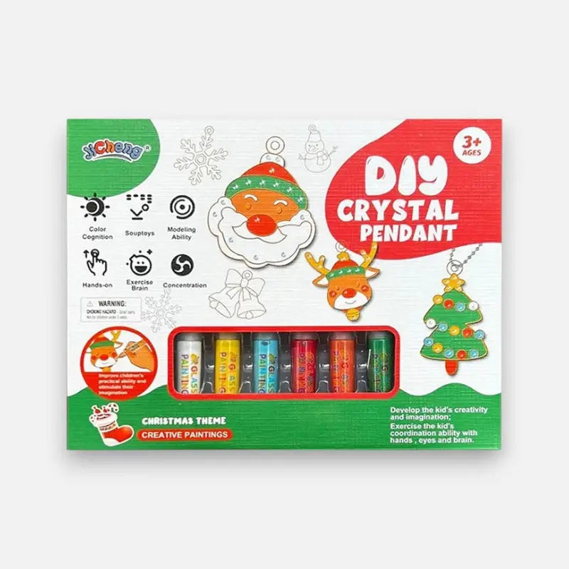 CrystalArt™ | DIY-Kristallmalerei-Set — Farbenfrohe Kristallanhänger selbst gestalten