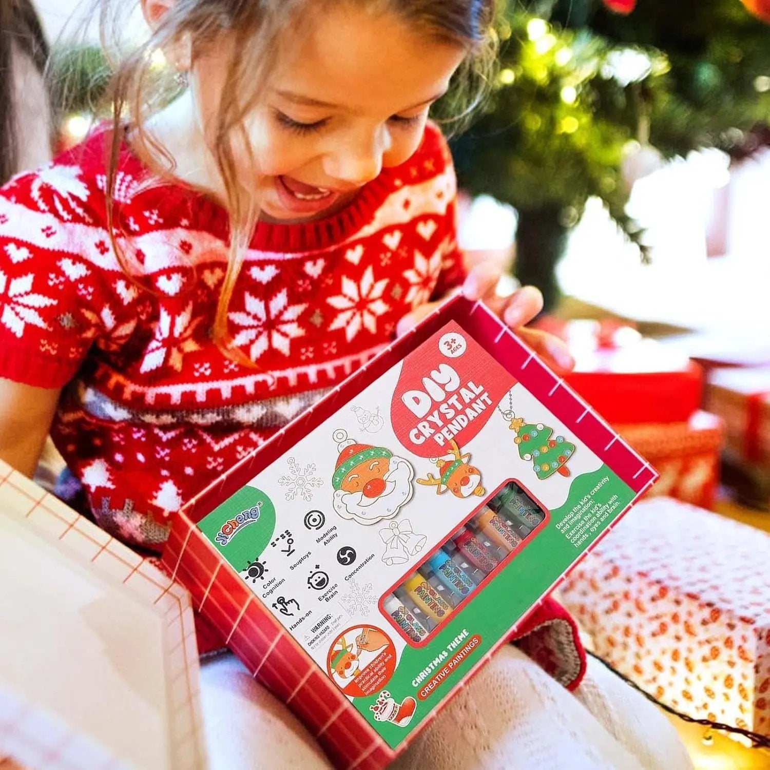 CrystalArt™ | DIY-Kristallmalerei-Set — Farbenfrohe Kristallanhänger selbst gestalten