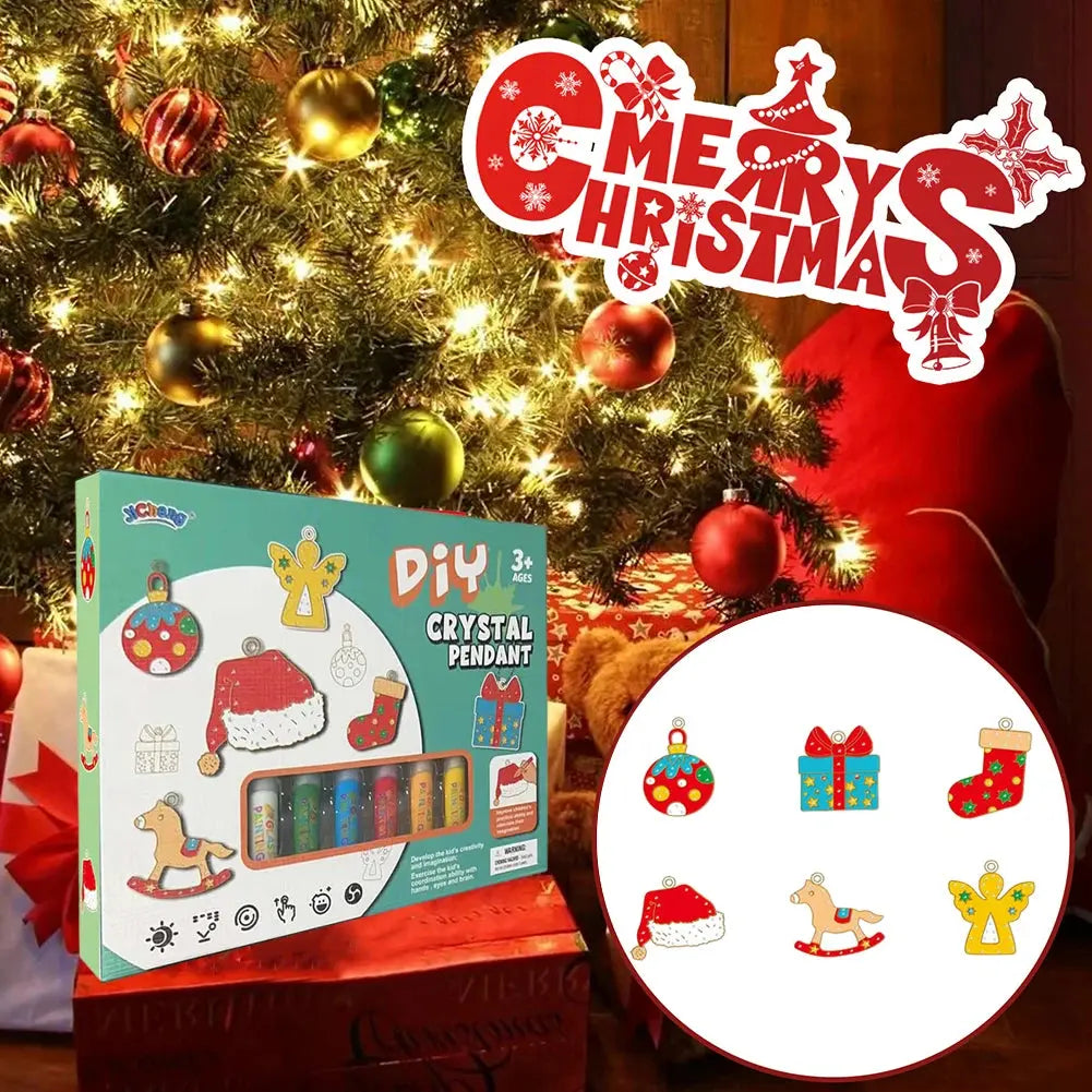 CrystalArt™ | DIY-Kristallmalerei-Set — Farbenfrohe Kristallanhänger selbst gestalten