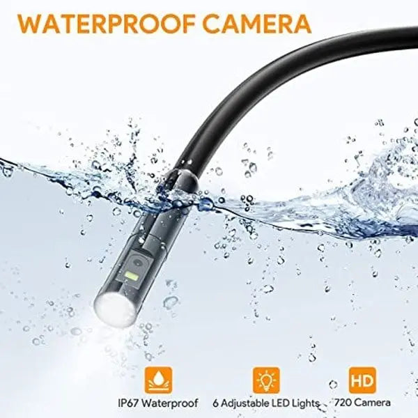 EndoScope™ | Endoskopkamera Wasserdicht — HD Inspektionskamera mit 5m Kabel