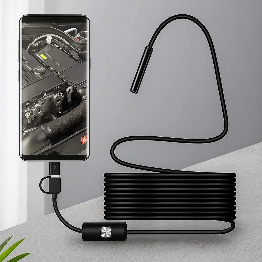 EndoScope™ | Endoskopkamera Wasserdicht — HD Inspektionskamera mit 5m Kabel