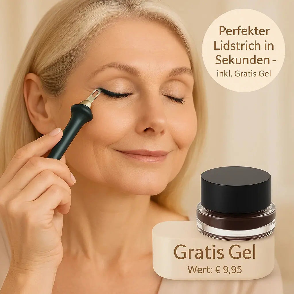 PerfectLine™ | Eyeliner-Set mit ergonomischem Tool & wasserfestem Gel
