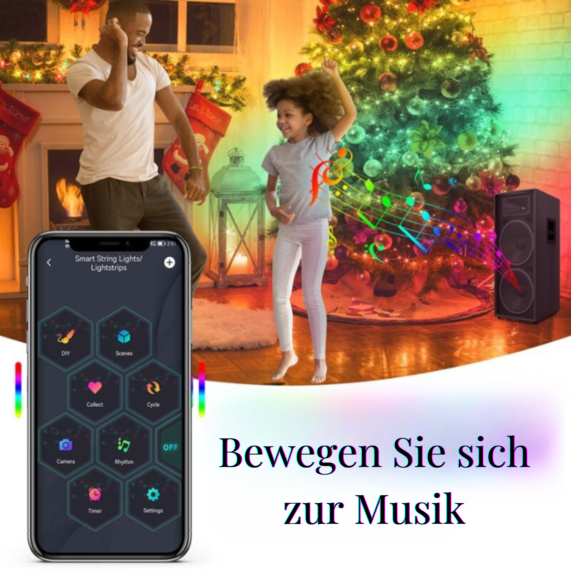 Xmasry™ I Weihnachtsbaum RGB-Lichter