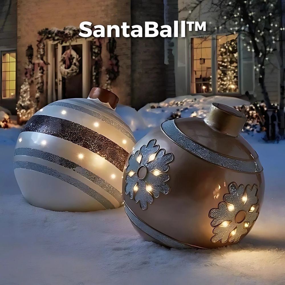 SantaBall™ | Aufblasbare Weihnachtskugel