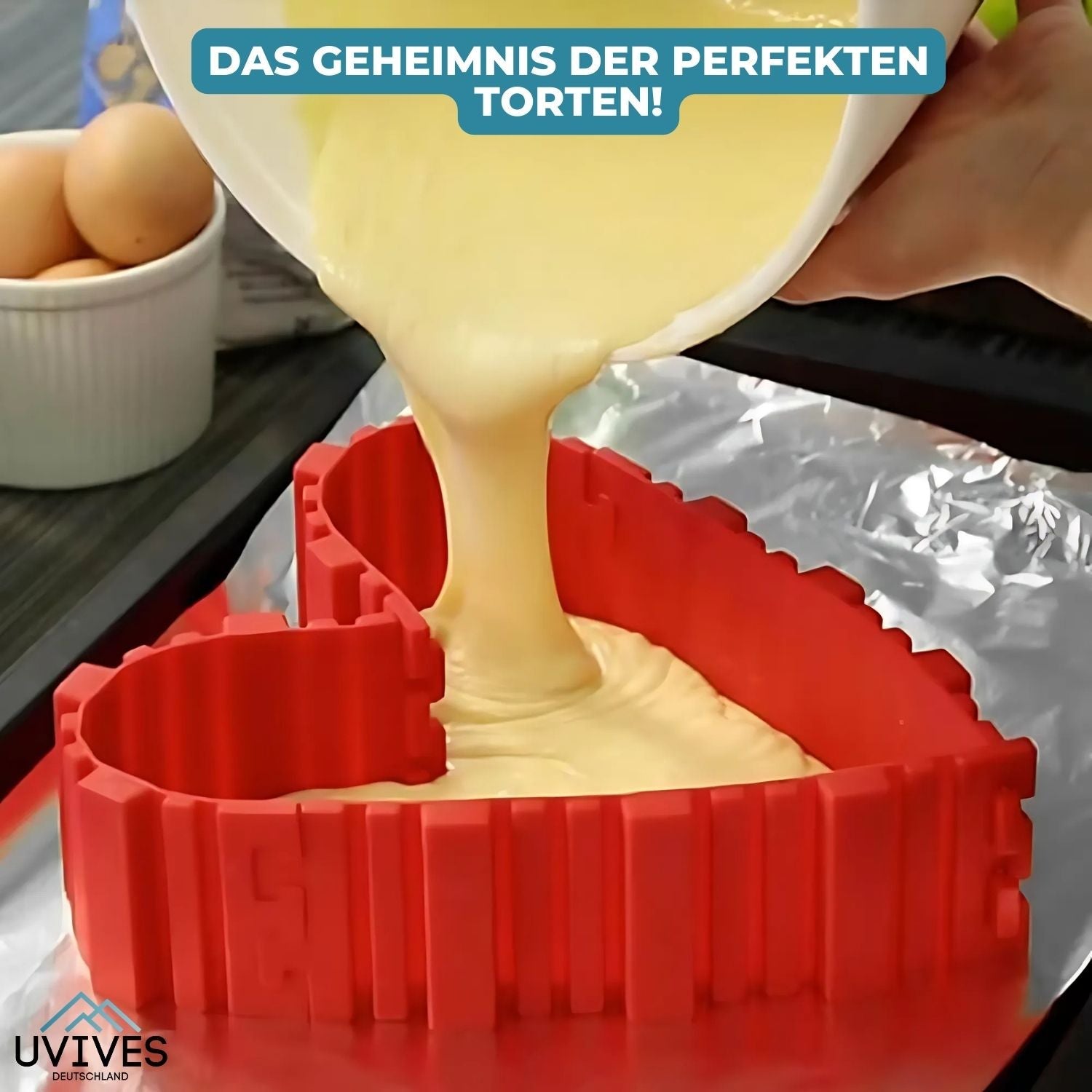 2+2 GRATIS | BakeArt™ | Silikon Kuchen Form DIY