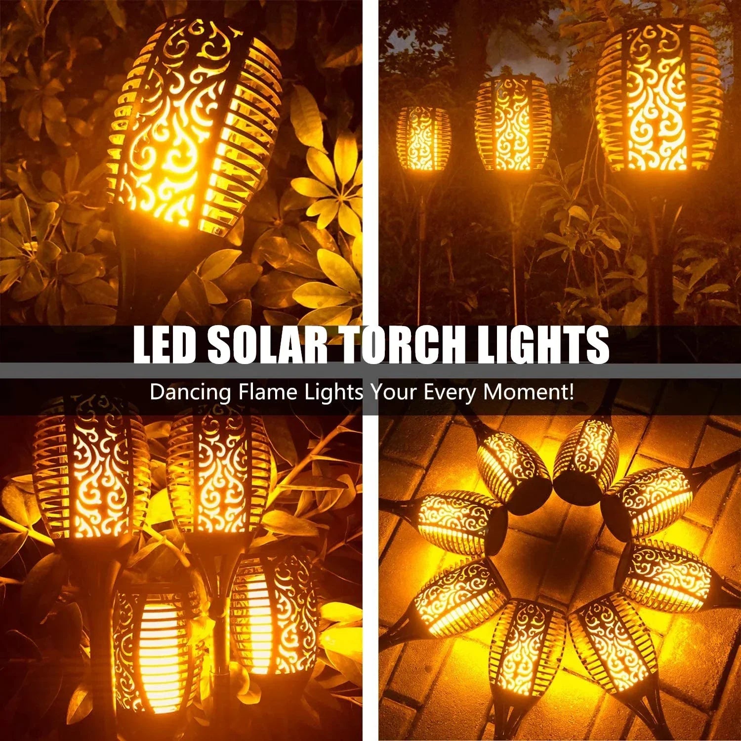 1+1 Gratis | SolarGarden | Solarbetriebene Nachtfackel