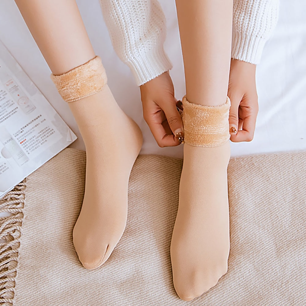 2+2 GRATIS | WarmFeet™ | Winter-Samt-Socken