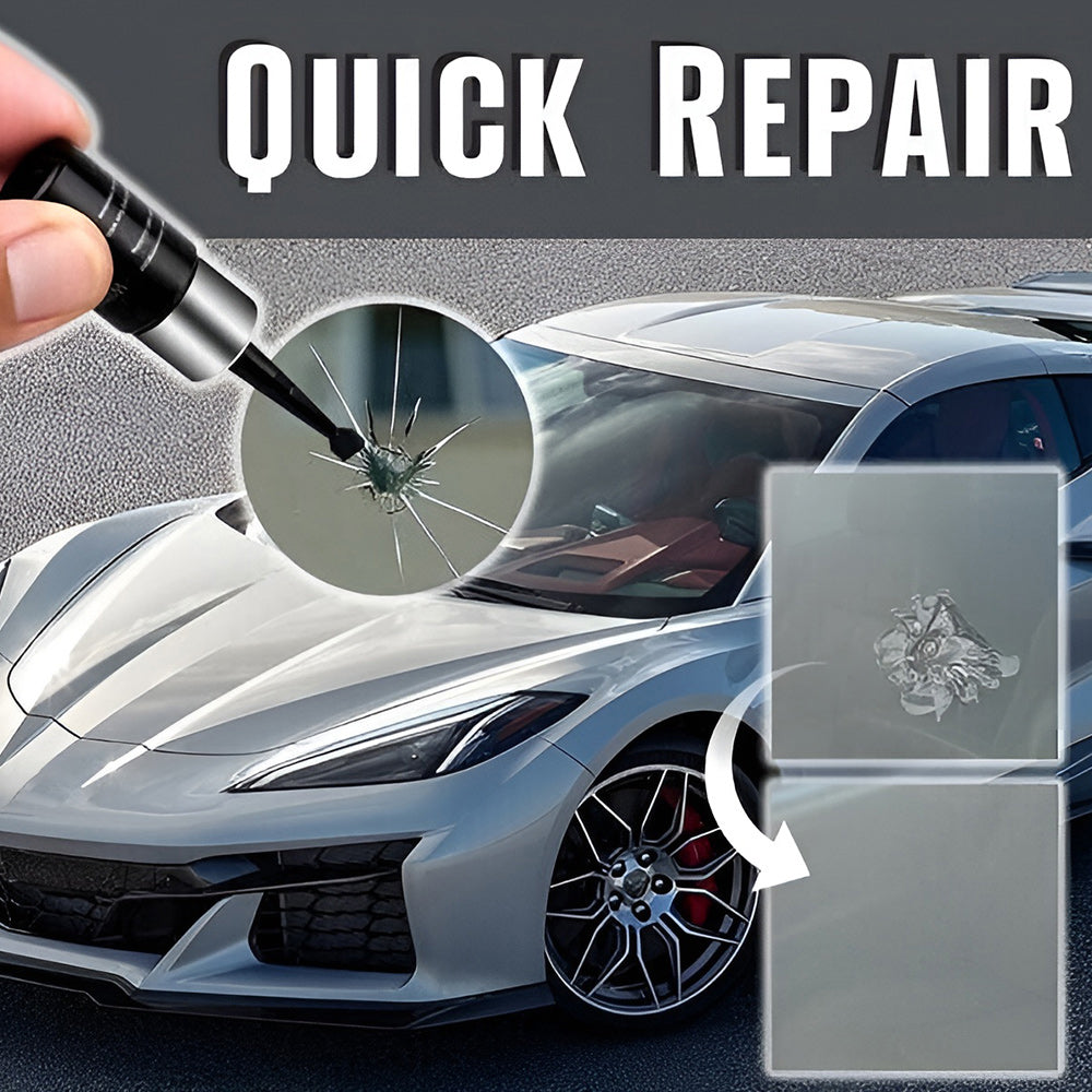 1+1 Gratis | CrackGone™ | Glasrisse in wenigen Minuten reparieren!