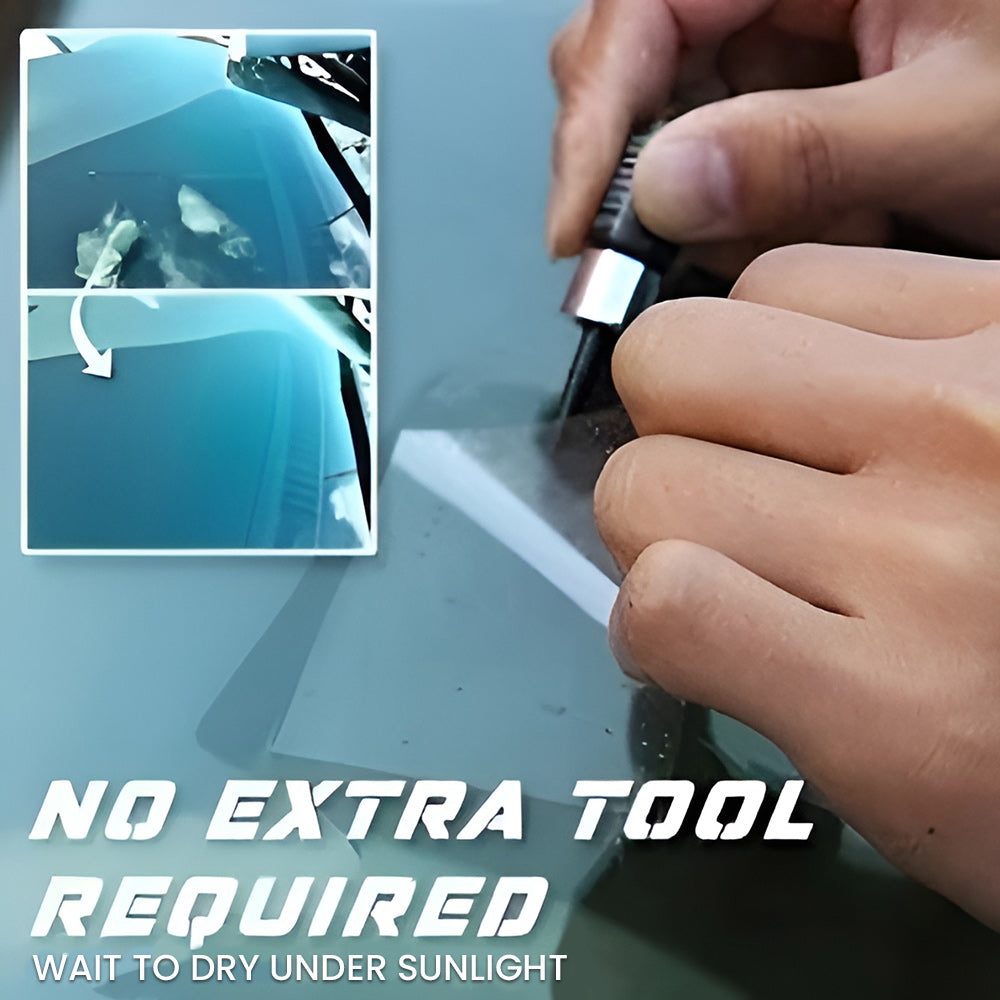 1+1 Gratis | CrackGone™ | Glasrisse in wenigen Minuten reparieren!