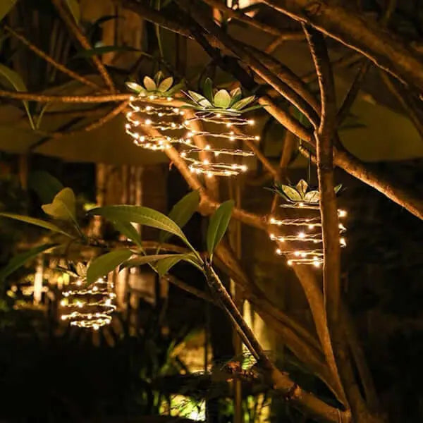 PineappleHang | Hängende Solar Ananas Lichter