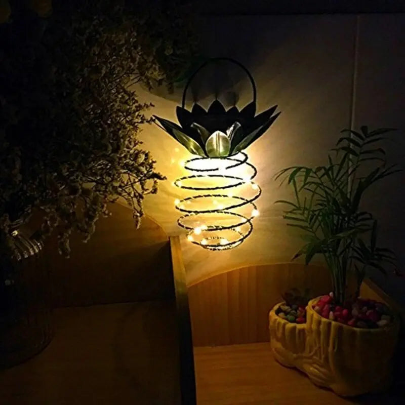 PineappleHang | Hängende Solar Ananas Lichter