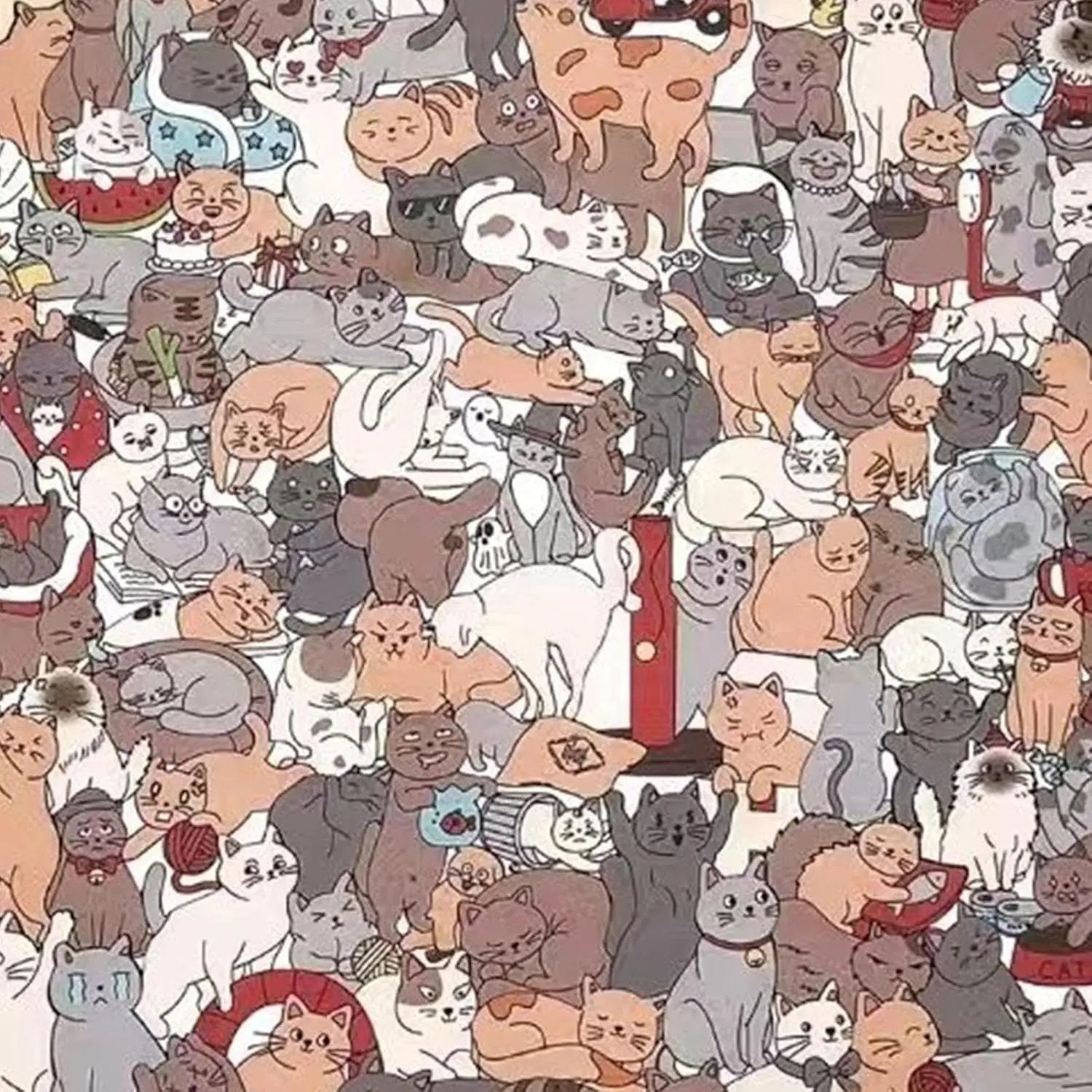 Purrzle™ | Holzpuzzle Katze 135 Teile — Kunst, Ruhe & Stil vereint in einem Set