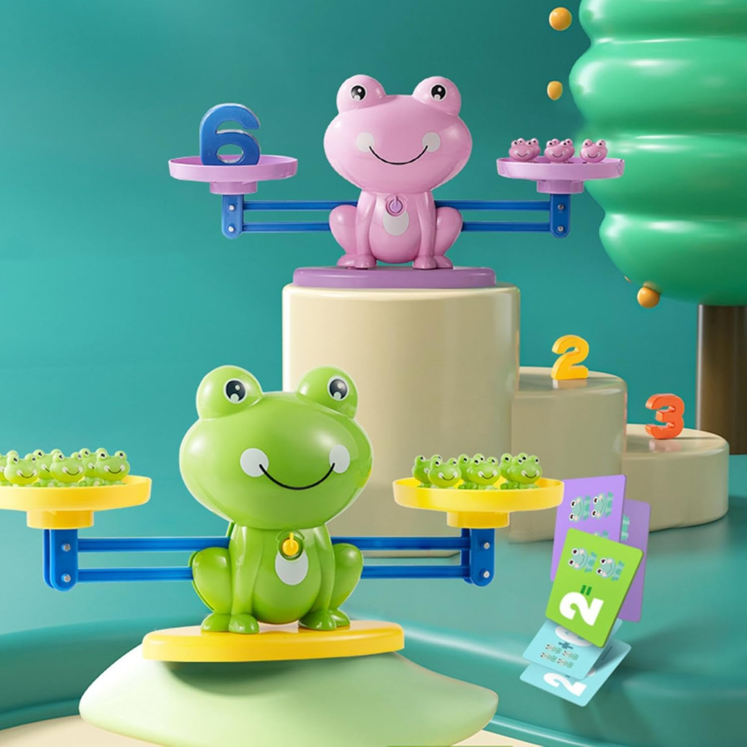 LeapLearn™ | Frosch Balance Zählspiel
