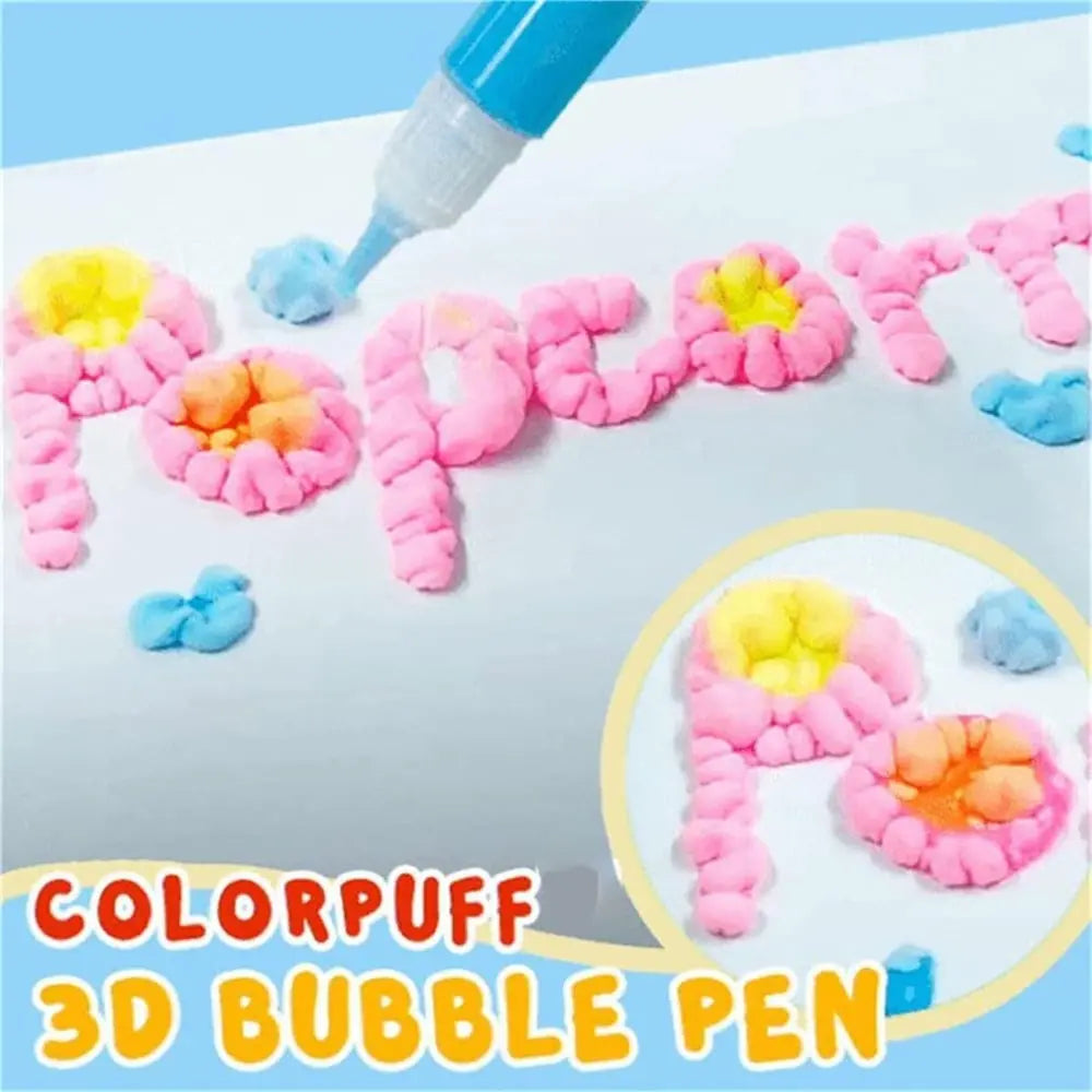 PuffyPens™ | Magische Puffy Popcorn Stifte — Kreativer 3D-Malspaß für Jung & Alt 6er-Set