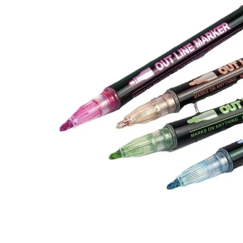 MetallicGlow™ | Metallic-Marker Set – Kreative Effekte auf jedem Untergrund