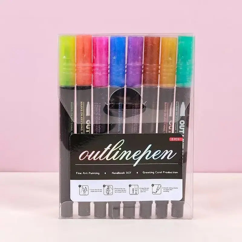 MetallicGlow™ | Metallic-Marker Set – Kreative Effekte auf jedem Untergrund