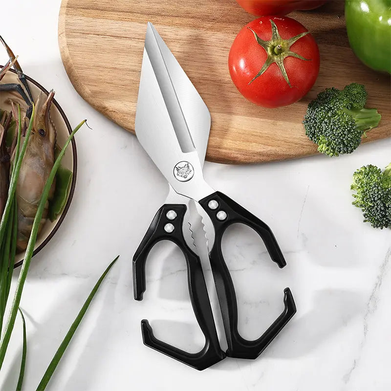 ChefSlice™ | Multifunktionale Hochleistungs-Küchenschere – Rasiermesserscharfe Edelstahlklingen, ergonomischer Griff & vielseitige Anwendung