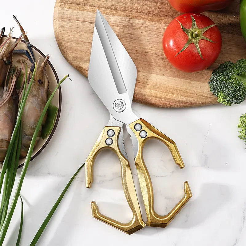 ChefSlice™ | Multifunktionale Hochleistungs-Küchenschere – Rasiermesserscharfe Edelstahlklingen, ergonomischer Griff & vielseitige Anwendung