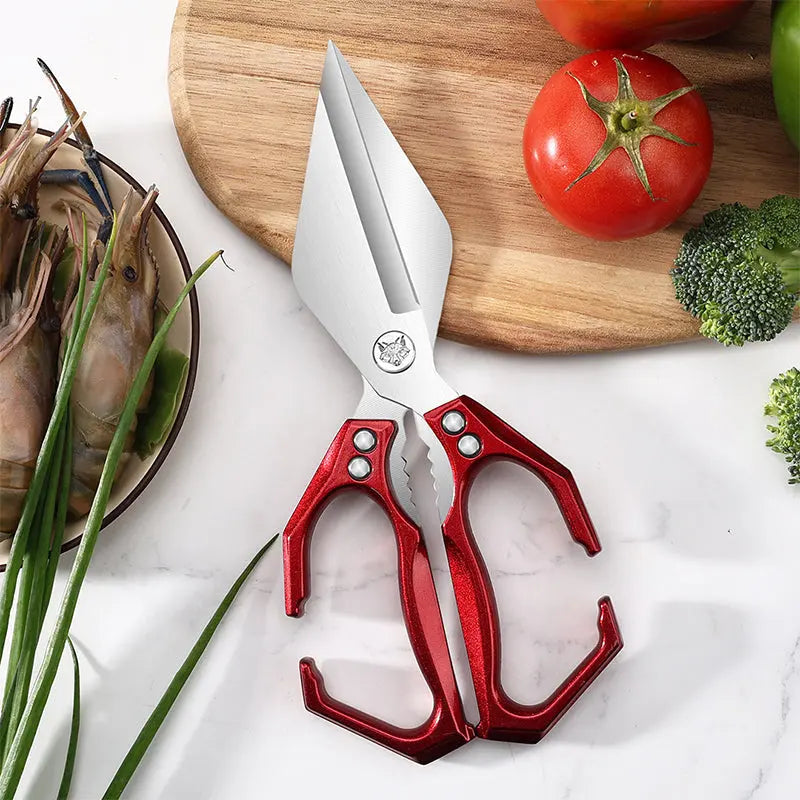 ChefSlice™ | Multifunktionale Hochleistungs-Küchenschere – Rasiermesserscharfe Edelstahlklingen, ergonomischer Griff & vielseitige Anwendung