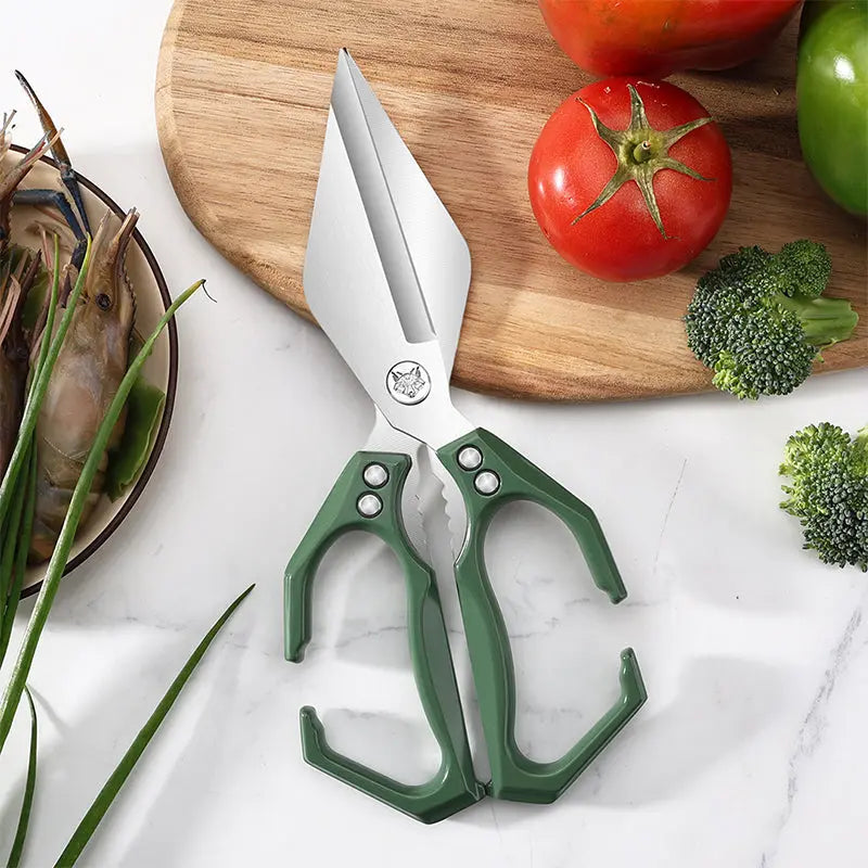 ChefSlice™ | Multifunktionale Hochleistungs-Küchenschere – Rasiermesserscharfe Edelstahlklingen, ergonomischer Griff & vielseitige Anwendung