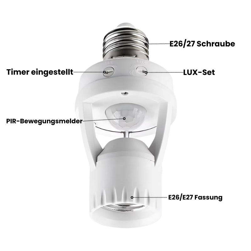 1+1 GRATIS | SmartLight | Adapter mit Bewegungserkennung