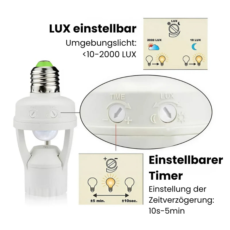 1+1 GRATIS | SmartLight | Adapter mit Bewegungserkennung