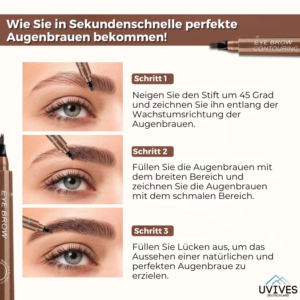 1+1 GRATIS | BrowElegance™ | Microblading-Augenbrauenstift [Letzter Tagesrabatt]