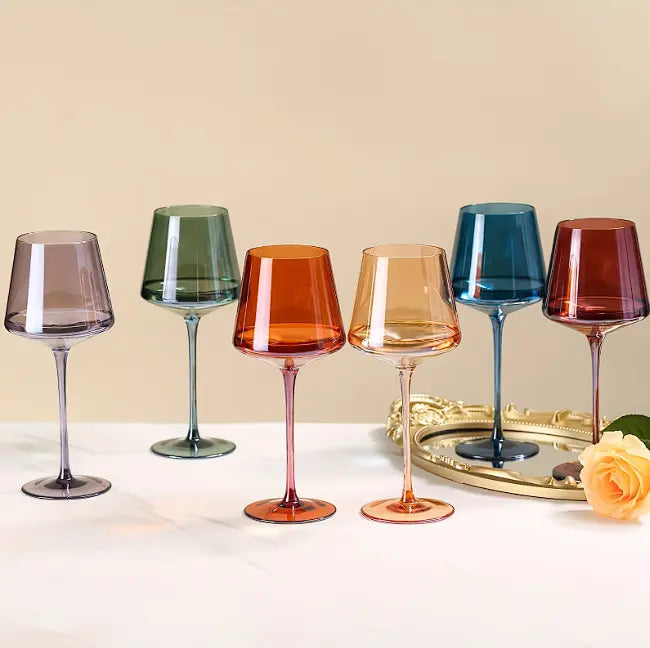 LuxeSip™ | Prisma Kristall Weingläser - 6 Stück/Set