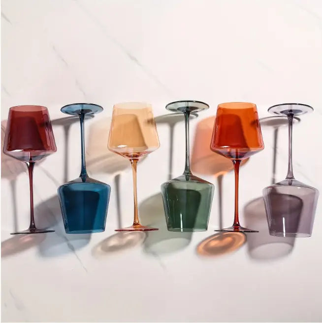 LuxeSip™ | Prisma Kristall Weingläser - 6 Stück/Set