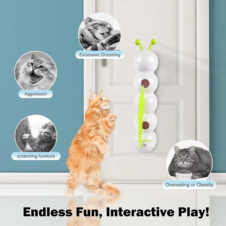 50% Rabatt | WigglePounce™ | Steigern Sie die Energie und Konzentration Ihrer Katze!