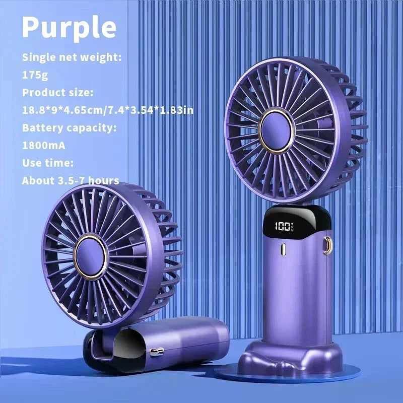50% Rabatt | FanBlast™ | Leistungsstarker Mini-Ventilator mit intelligenter LED-Anzeige