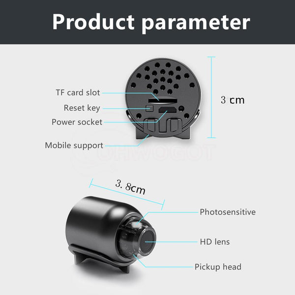 NanoVision™ | 360 HD 4K Mini-Spionagekamera