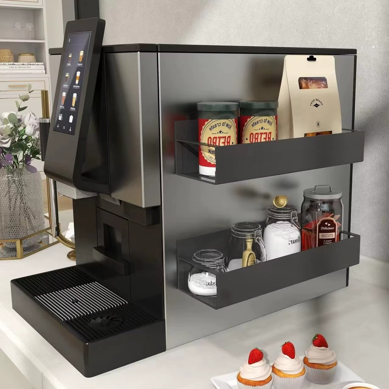 1+1 GRATIS | MagShelf™ | Magnetisches Kühlschrankregal