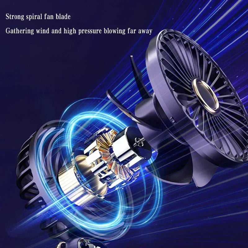 50% Rabatt | FanBlast™ | Leistungsstarker Mini-Ventilator mit intelligenter LED-Anzeige