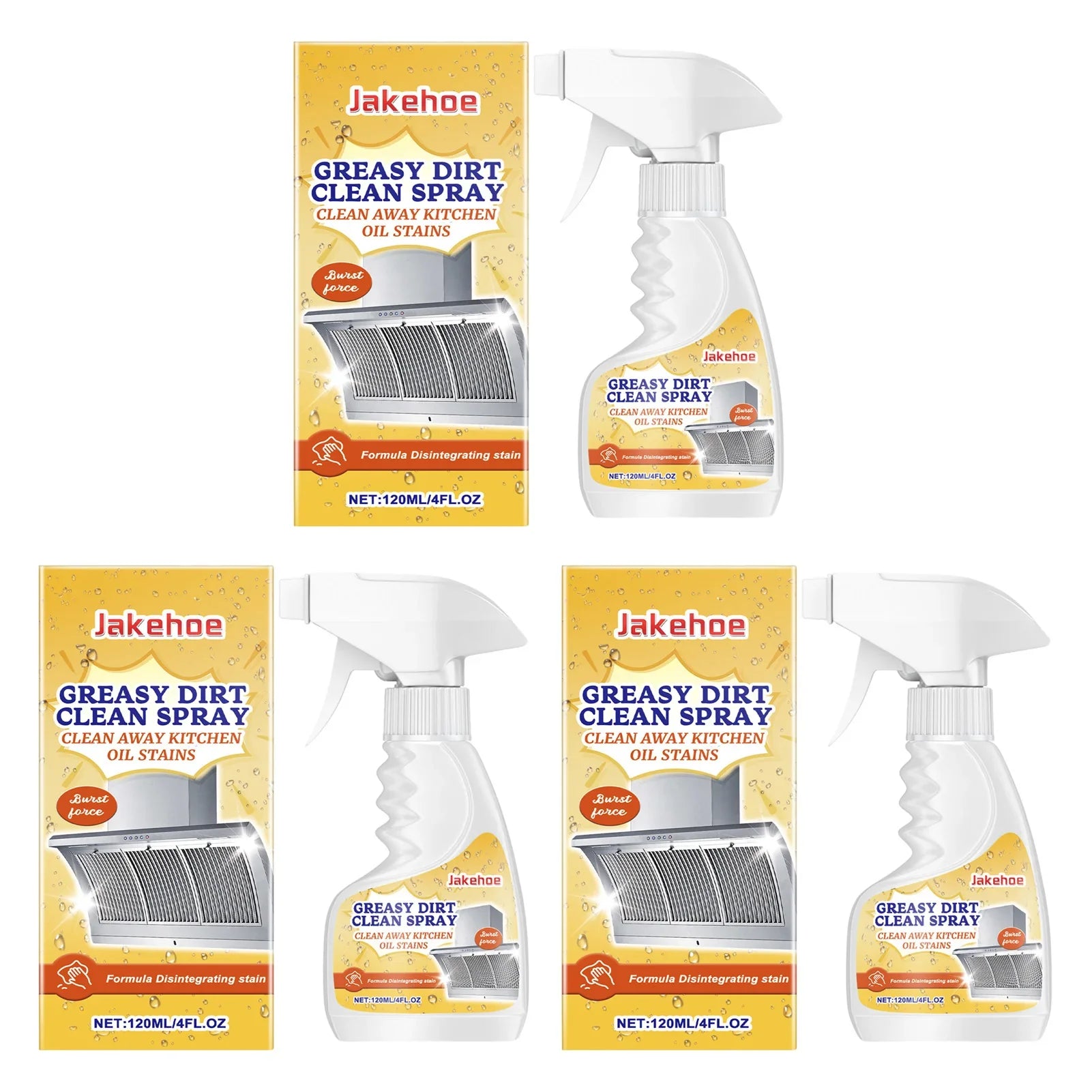 1+1 GRATIS | GreaseOff Pro™ | Kraftvolles Küchen-Öl- & Fettentferner-Spray 120ml