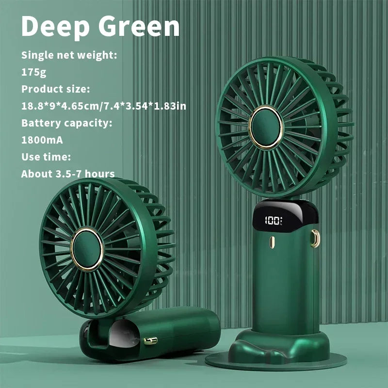 50% Rabatt | FanBlast™ | Leistungsstarker Mini-Ventilator mit intelligenter LED-Anzeige