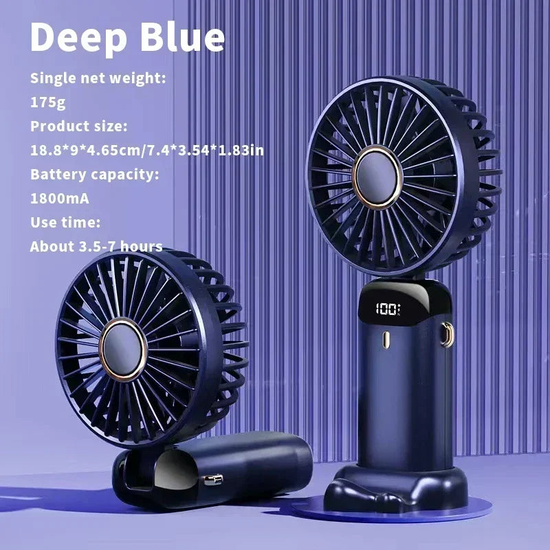 50% Rabatt | FanBlast™ | Leistungsstarker Mini-Ventilator mit intelligenter LED-Anzeige