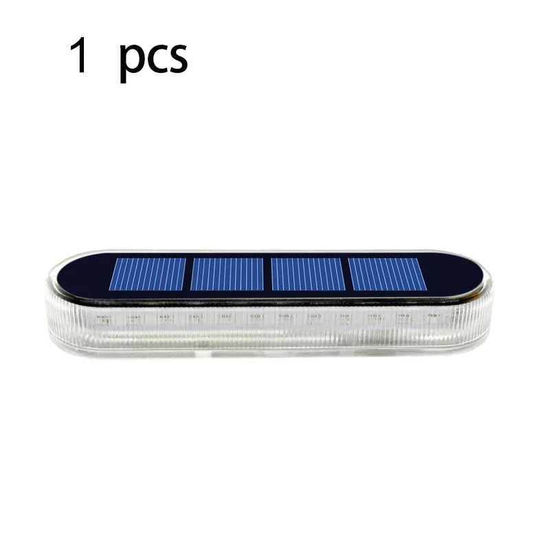 2+2 Gratis |  LumaStep | IP68 Wasserdicht | 30 LEDs | Warm-/Kaltweiß/Blau | Für Terrasse, Zaun & Außenbereich