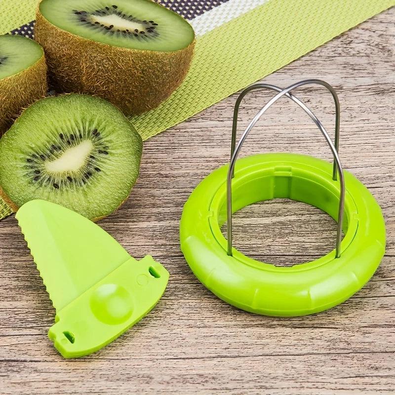 FruttaLuxe Kiwi Schneider & Schiller | Schnell & Mühelos | Für Unterwegs | Edelstahl & BPA-frei