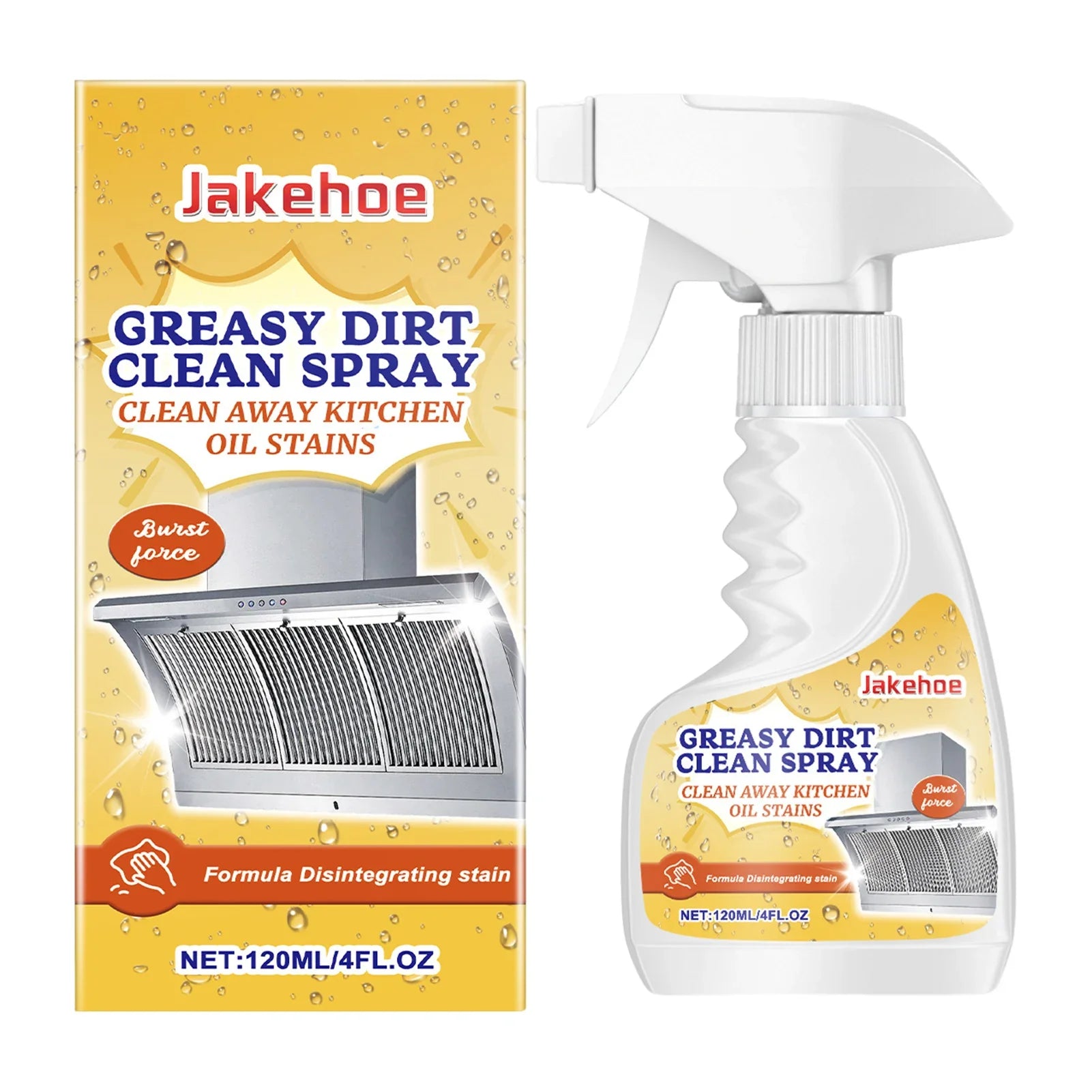 1+1 GRATIS | GreaseOff Pro™ | Kraftvolles Küchen-Öl- & Fettentferner-Spray 120ml