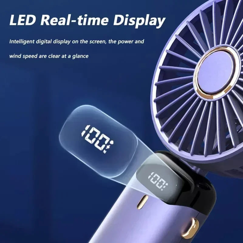50% Rabatt | FanBlast™ | Leistungsstarker Mini-Ventilator mit intelligenter LED-Anzeige