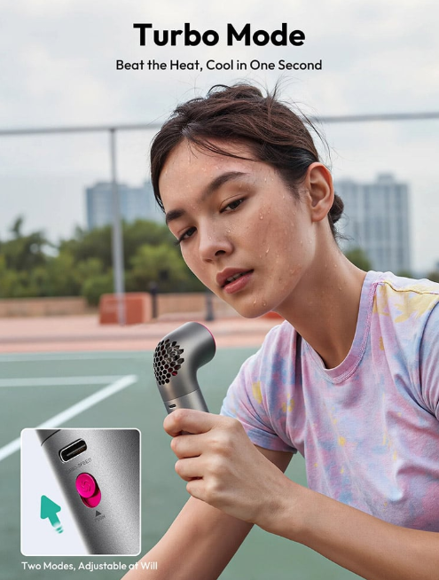 Chillory™ | Turbo-Cool-Taschenventilator | Ultra-Kühlung. Micro Größe