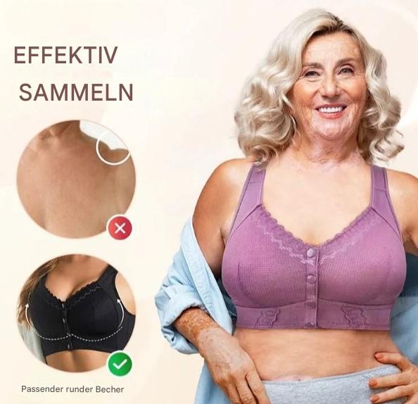 1+1 Gratis | EasyFit Komfort-BH™ | Mit Stirnverschluss für Senioren
