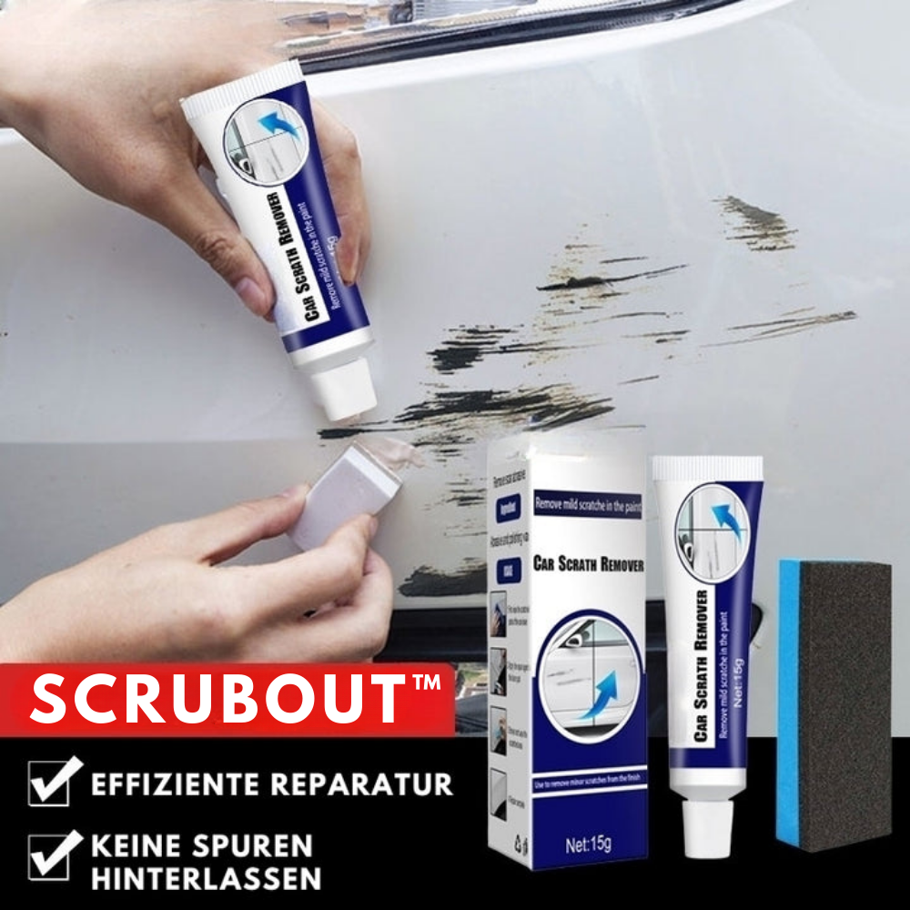 1+1 Gratis | ScrubOut™ | Effektive Auto-Kratzer-Entferner-Paste