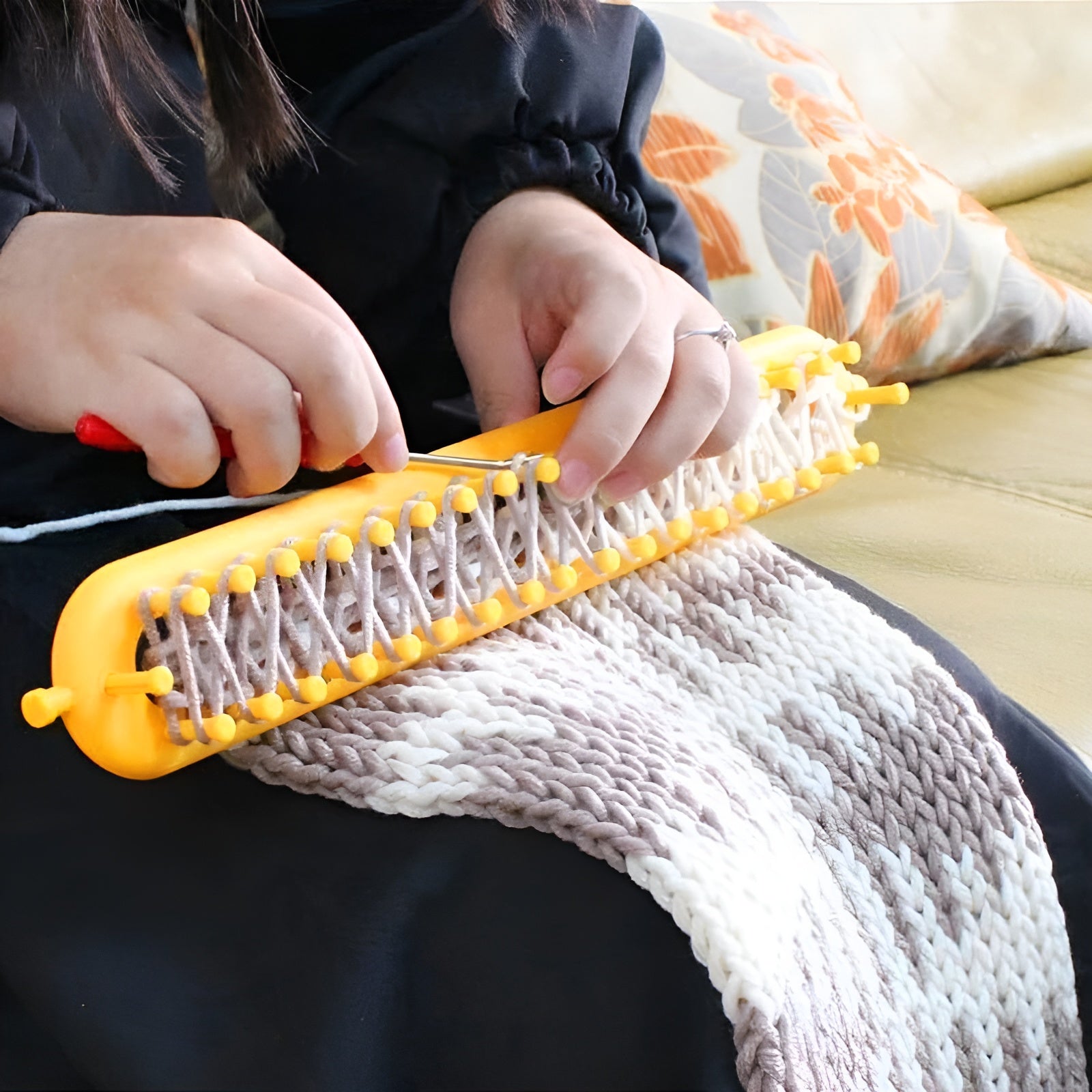 1+1 GRATIS | KnitEase™ | Nadelfreies Stricken leicht gemacht!