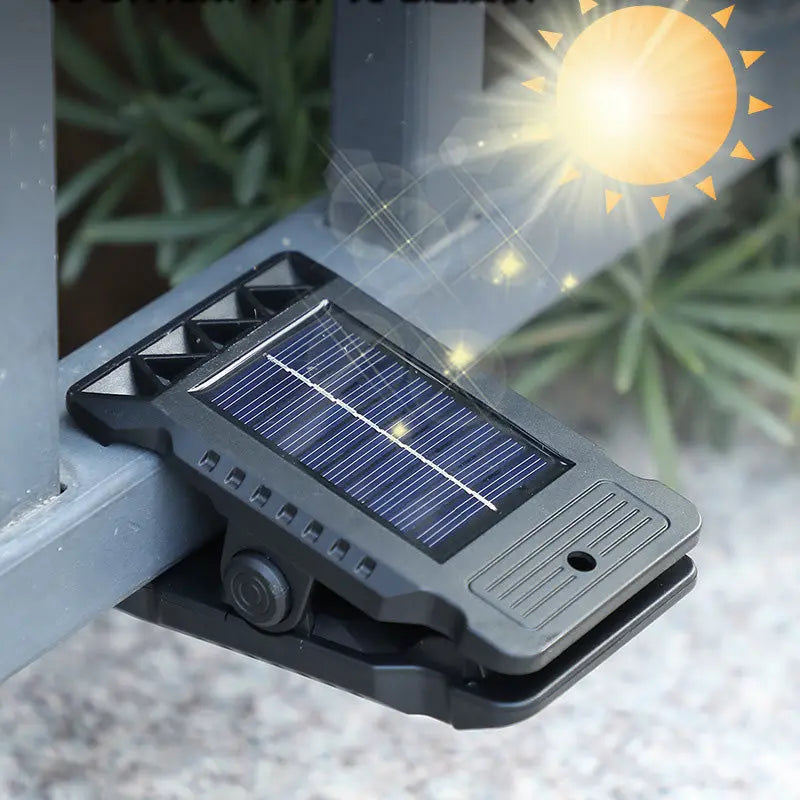 SolarGlow™ | Solar-Clip Lampe mit Bewegungssensor — Einfaches Licht für Garten & Gewächshaus