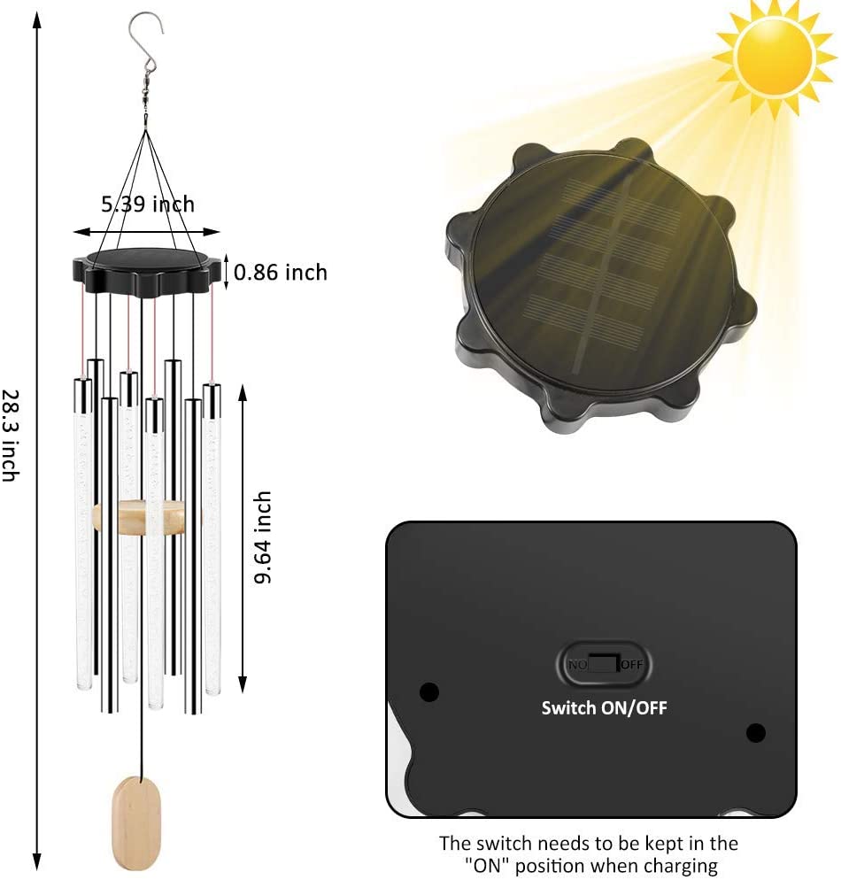 LumiChimes™ | Solarwindglocken mit Farbwechsel